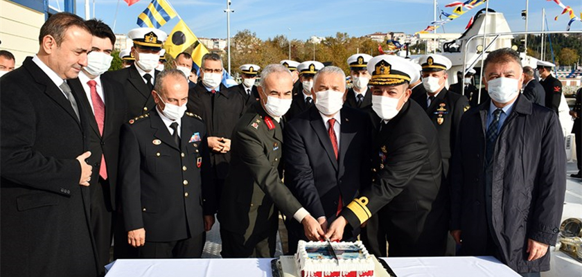 Vali Aziz Yıldırım Yat Limanın’da kurulan Sahil Güvenlik Komutanlığı Hizmet Birimi