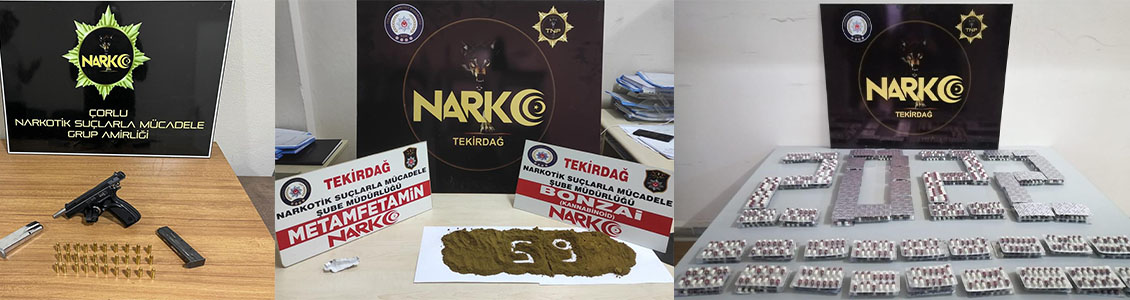 NARKO TEKİRDAĞ’DAN DEV OPERASYON