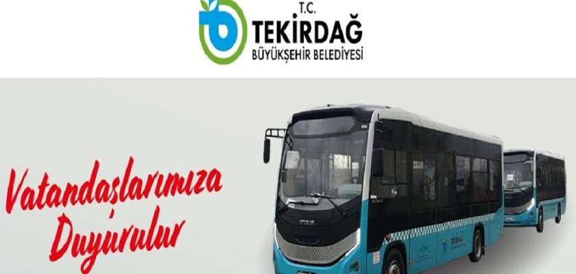 SÜLEYMANPAŞA-KUMBAĞ ARASI OTOBÜS SEFERLERİ BAŞLADI