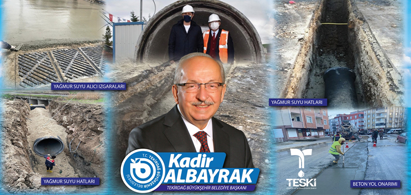 TESKİ’DEN ÇERKEZKÖY İLÇEMİZDE TAMAMLANAN DEV ALTYAPI YATIRIMLARI