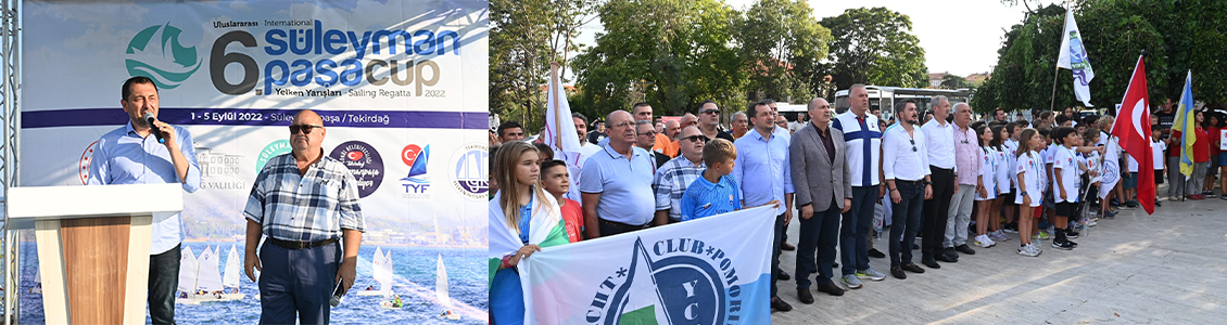 6. Uluslararası Süleymanpaşa CUP Yelken Yarışları kortejle başladı