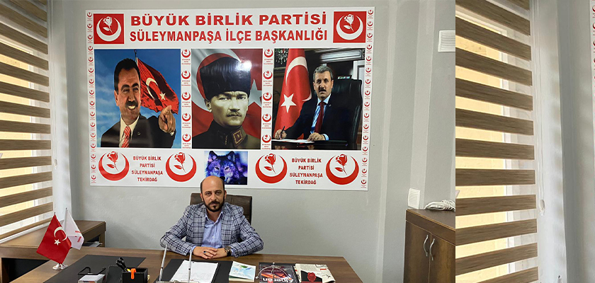 BBP S. PAŞA İLÇE BAŞKANI UÇAR ÖĞRETMENLER GÜNÜNÜ KUTLADI