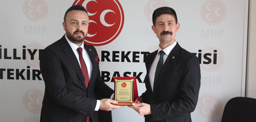 MHP TEKİRDAĞ İL BAŞKANLIĞI DEVİR TESLİM TÖRENİ YAPILDI