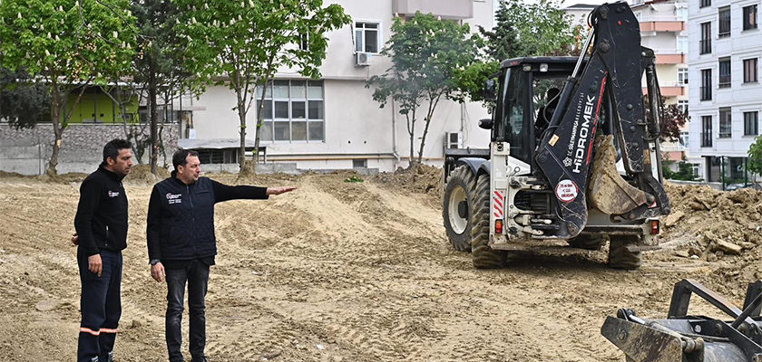 Süleymanpaşa Belediyesi yeni park alanı inşa ediyor