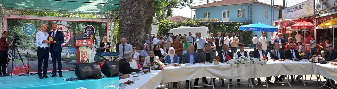 Uluslararası 57. Tekirdağ Kiraz Festivali, renkli görüntüler ile Naip Mahallesinde start verdi