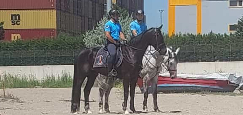 Tekirdağ sahillerinde yaz boyu atlı jandarma timi görev yapacak