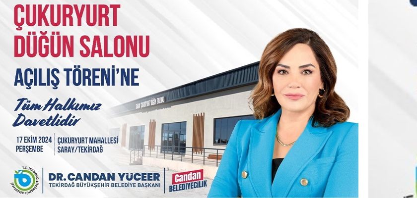 ÇUKURYURT DÜĞÜN SALONU HİZMETE SUNULUYOR